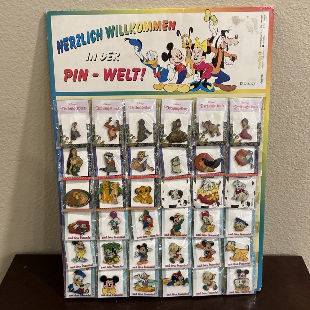 Super Rare Disney Germany Exclusive Store Pin Board Brand New